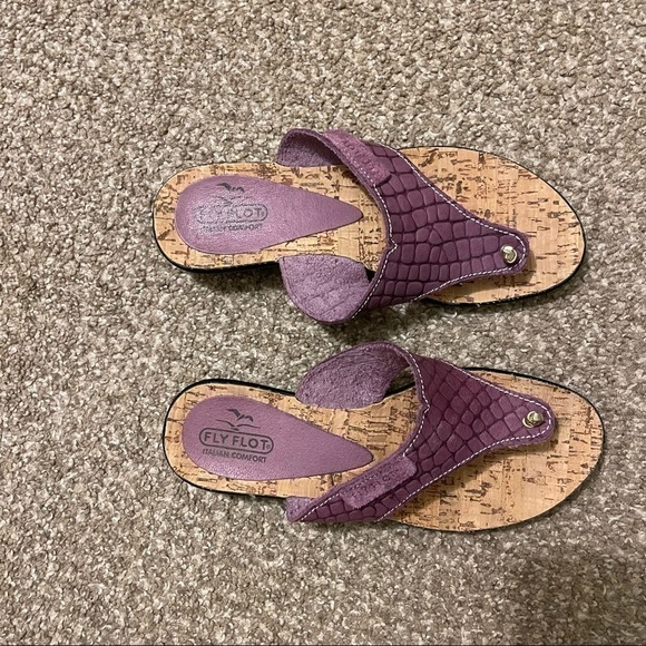 Fly Flot made in Italy leather sandals with synthetic soles womens size 36 - Picture 4 of 9